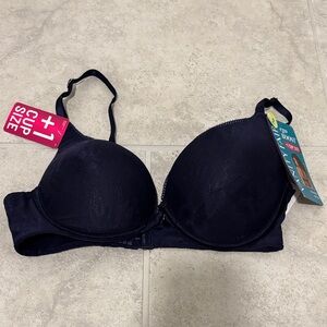 Vanity Fair Navy Push-Up Bra